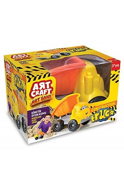 Doğan Oyuncak Dünyası Sand Play Truck (250 GR.) - Art Craft Kinetic Sand Set - Play Sand - Art Sand Sand