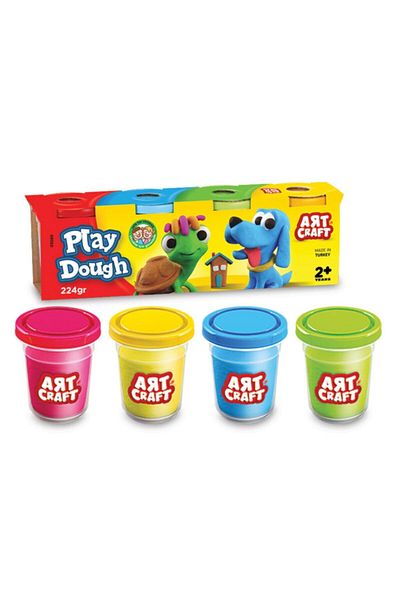 Doğan Oyuncak Dünyası 4-Piece Play Dough (224 Gr.) - Play Dough Set - Dough Sets - Dough Molds