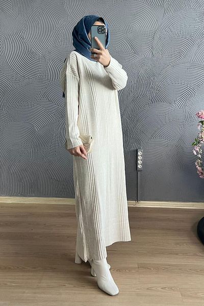 Bess Store Φόρεμα πλεκτό Hijab