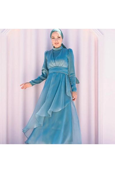 MODA EGE Hijab Evening Dress - Stylish and Comfortable Design