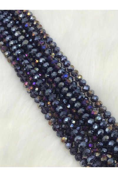 Caglar Accessories 8 мм Прозрачни сливови (цвят) 20 нишки (Използват се за ак...