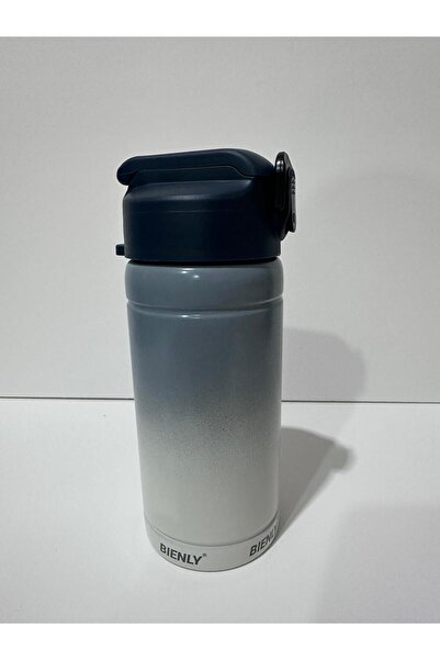 Ümraniye Hobi Sanat Degrade Paslanmaz Çelik Matara PİPETLİ 500ML GRİ - 304