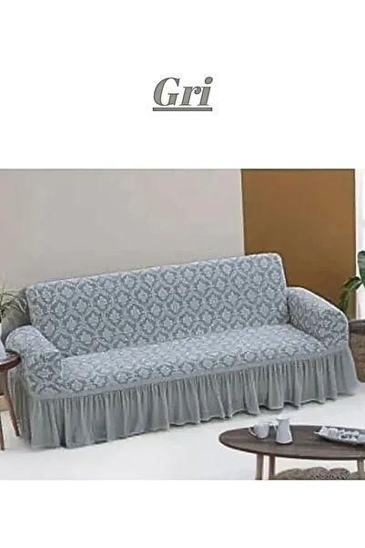 kanway Jacquard 3-Seater Seat Cover - Elastic and Flexible, Washable Sofa and Sofa Bed Cover