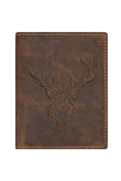 Greenburry Vintage wallet deer leather 9.5 cm