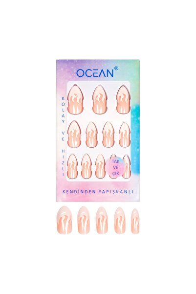 Ocean Tak Ve Çık Kendinden Yapışkanlı Takma Tırnak