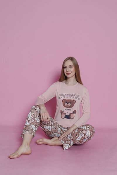 Emir Store Women's Long Sleeve Pajama Set - Nightgown