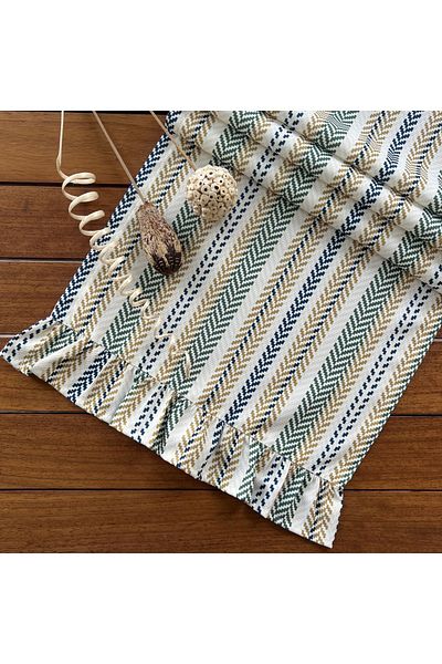 desen izmir New Season Retro Frilly Runner Cover