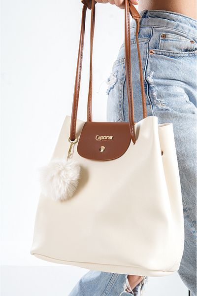 Capone Outfitters Padova Leder Damen Schultertasche