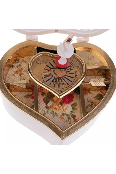 Hediyezen Kalp Şeklinde Balerin Müzik Kutusu