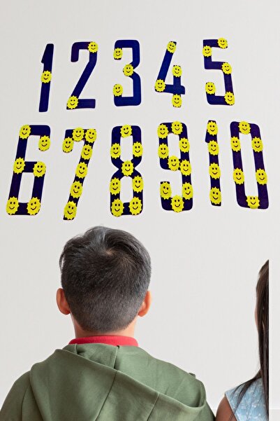 Aydede Oyunevi Sayılar Panosu 30 Cm Keçe Ilkokul Sınıf Panosu Okul Öncesi Sın...