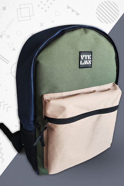 Vatkalimon Σχολείο και σακίδιο πλάτης Unisex Καφέ Χακί Navy Blue