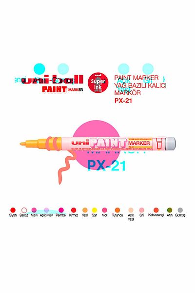 Uni Px-21 L Blue Coloring Pen