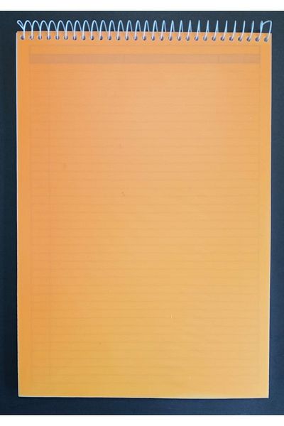 DEFTERSAN 100 Sheets Unlined A4 Memo Pad Plastic Cover