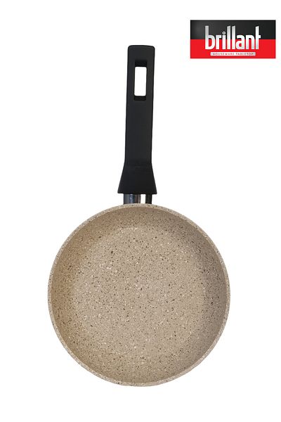 Brillant 18 cm Luxury Granite Cream Pan - Fireproof and Non-Stick