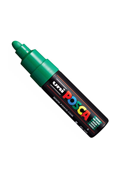 Uni Green Posca Marker Acrylic Painting Pen - Pc-7K (4.5-5.5mm)