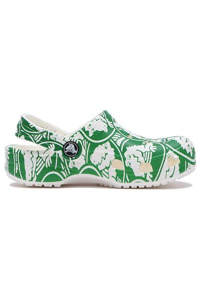 Crocs Детски чехли Classic Duke Print Clog K 210007-3Wh