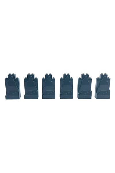LEGO Navy Blue Big Rock - 2X4X6 Moc Rock Panel, 2 Pieces Custom Accessories to Send