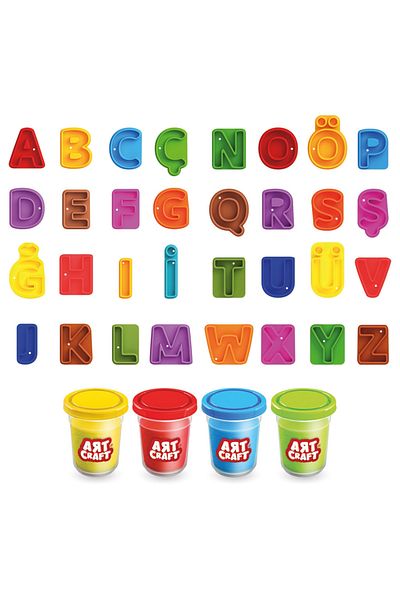 Art Craft - Alphabet Dough Set