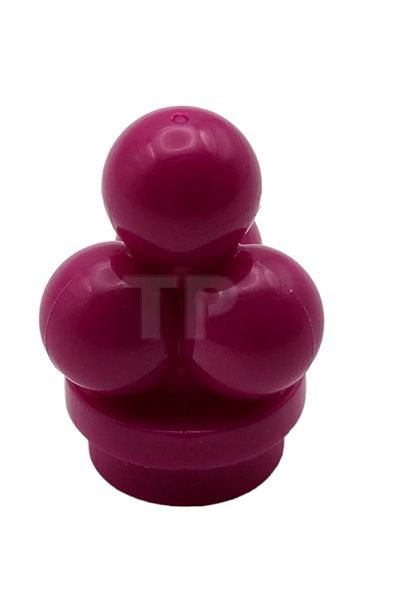 LEGO Original Accessory - Moc Minifigure Food, Ice Cream, Purple Ice Cream - 2 Pieces to Send