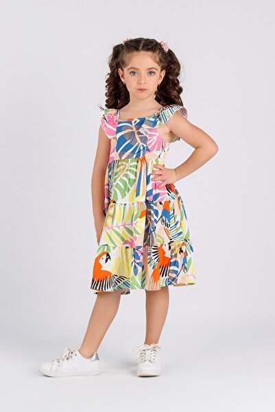 Dmb فستان فيسكوز صيفي بناتي