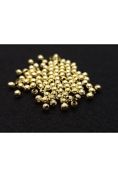 Yüksel Boncuk 10 g 4 mm επιχρυσωμένη μεταλλική μπάλα