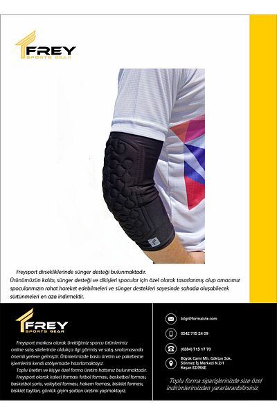 Freysport Elbow Protection with Pad Support - Two Pieces