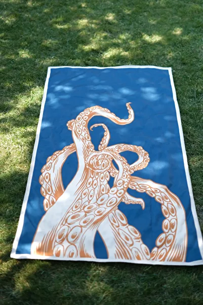 moris home Micro Beach Towel - Digital Printed