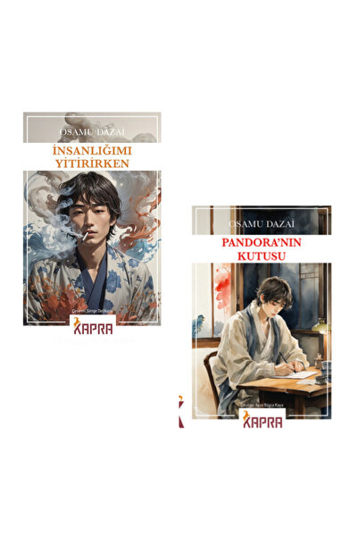 Kapra Yayıncılık İnsanlığımı Yitirirken / Pandora'nın Kutusu Osamu Dazai 2 Kitap Set