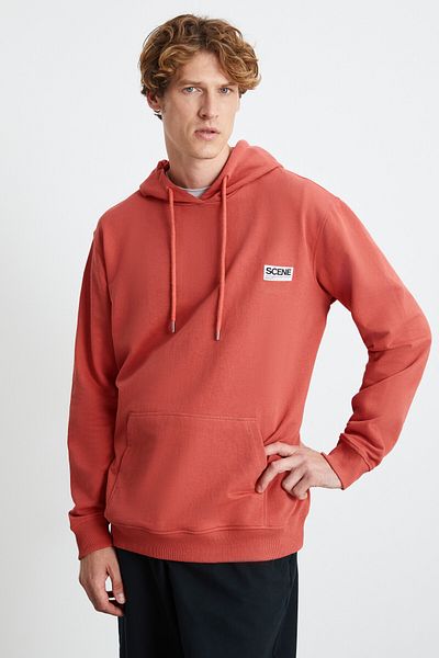 GRIMELANGE Men's RedSweatshirt- Derick