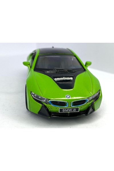 Kinsmart بي ام دبليو I8 - سحب قطرة 5 بوصة. سيارة موديل مرخصة، لعبة سيارة 1:36