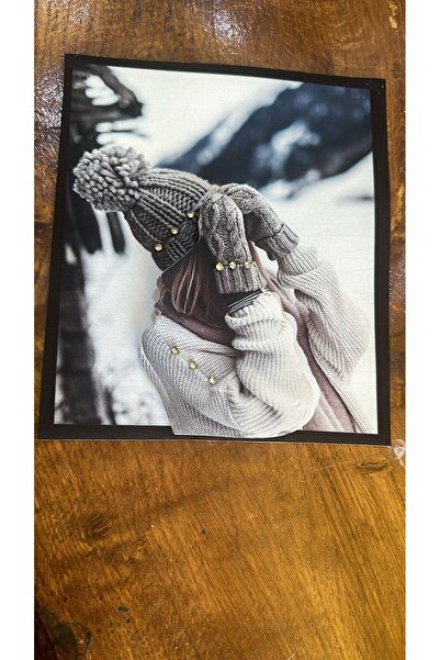 Gönülden Tasarım 3D аплікація з цирконієвими камінцями - 22x19 см