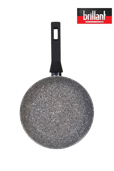 Brillant 24 cm Gray Luxury Granite Pan - Fireproof and Nonstick