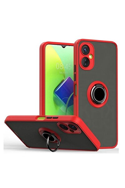 Gpack Tecno Spark 9 Pro Kılıf Montreal Yüzüklü Mıknatıslı Kamera Korumalı Sil...