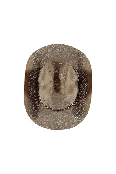 Kardelen Butik Denizli Western Western Ψάθινο Καπέλο (Unisex) (Καφέ)