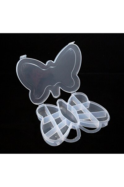 yfhobi KELEBEK DESEN 13 Bölmeli Kolye Yüzük Takı Kutusu Organizer Düzenleyici...