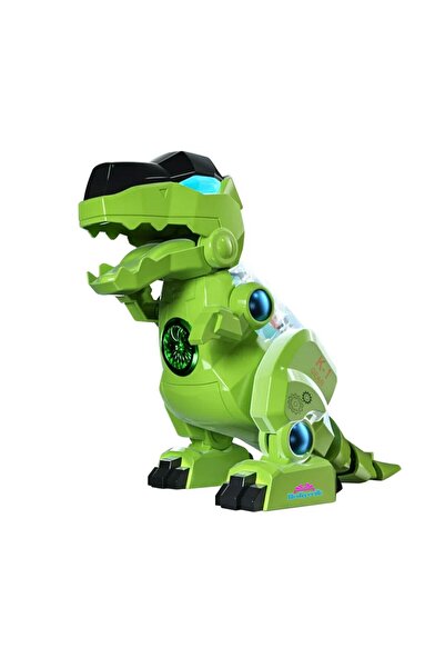 hediyecik Sesli Işıklı Haraketli Akıllı Robot Dinozor Yeşil