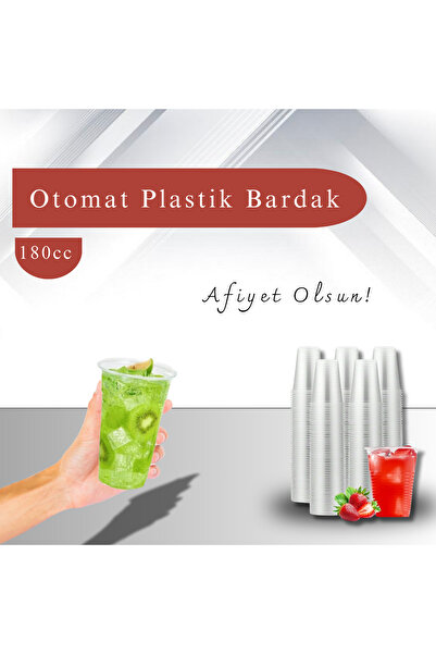 OEM Otomat Plastik Pet Su Bardağı 180 Cc 3000 adet