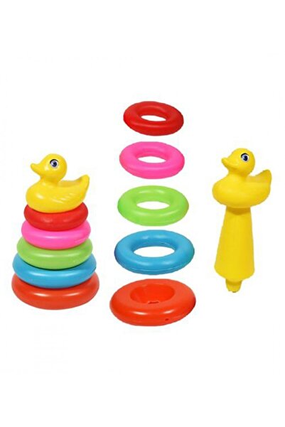 indayzoo Eğitici Çocuk Oyuncağı Halkalı Ördek Oyunu