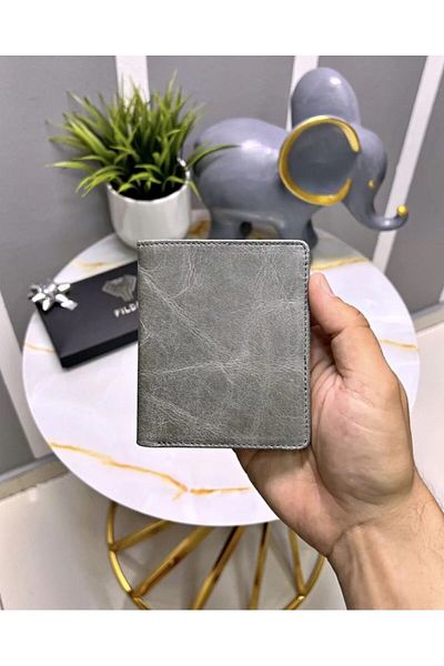 Fil Deri Genuine Leather Slim Wallet Card Holder - 2004