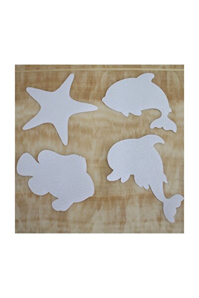 Miningaa 6 Adet Balina Figürlü Banyo Ve Islak Zemin Için Kaydırmaz Bant Islak...