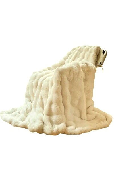 BALADI HOME Thick Rabbit Plush Tv Blanket Single Size (1 Piece) Size Very Soft Measures Product Sub