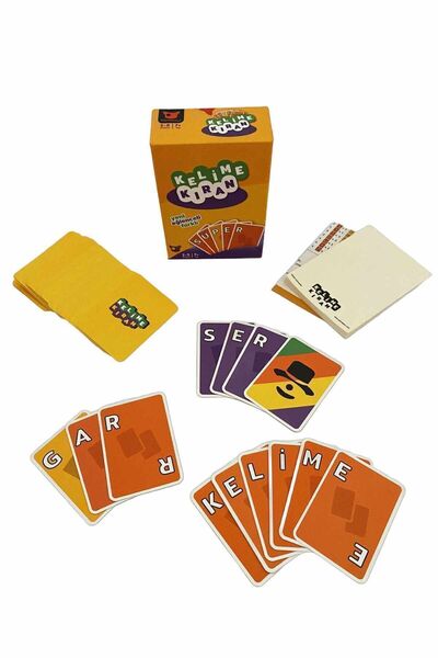 KELİME KIRAN Yeni Orijinal Tasarım Yerli Üretim Kelime Kart Oyunu