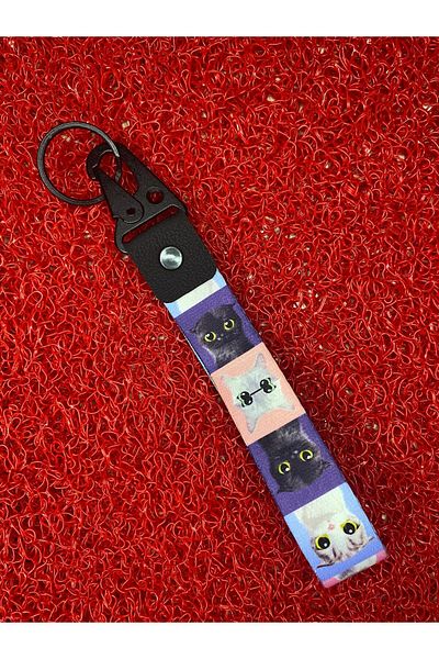 CEBECİOTO CAT CLOTH KEY RING QUALITY AUTO ACCESSORY