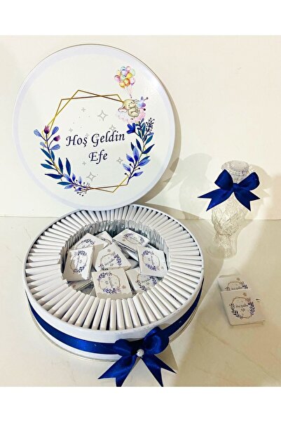 Moli Melo Bebek Çikolatası 50 Adet Isim Yazılı