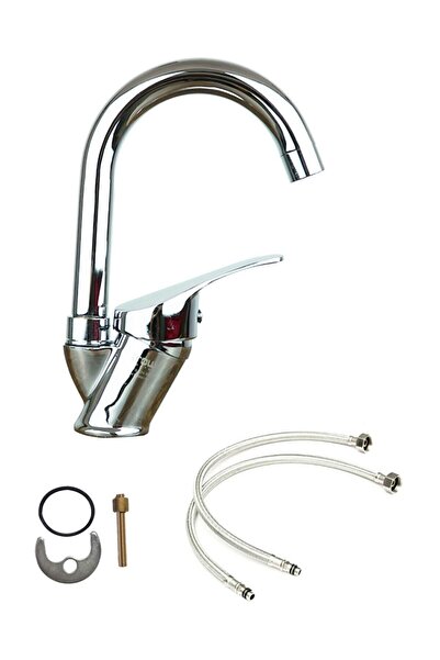 Grow VİOSA ARMATÜR Lavabo Musluk Bataryası Sıcak Soğuk Girişli