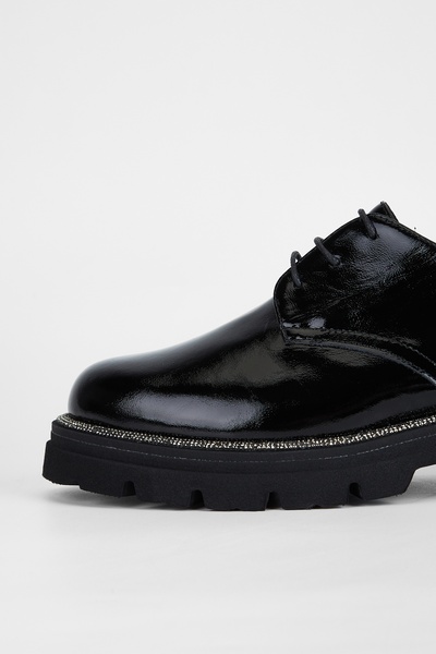 Valmenti Дамски мокасини от естествена кожа BLACK KRSK RGN