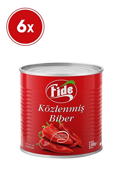 FİDE Fide Közlenmiş Biber 6 X 2500 gr