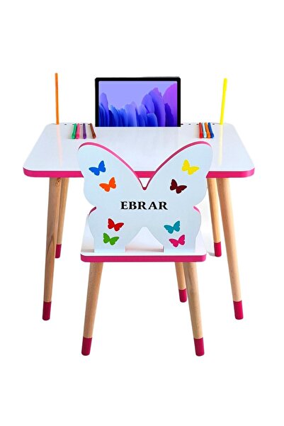 LİVA AHŞAP Çocuk Ders Çalışma Masa Sandalye Takımı 2-6 Yaş