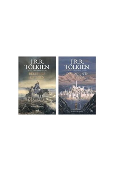 İthaki Yayınları Tolkien Kitapları Yüzüklerin Efendisi 2 Kitap Set - Beren Il...
