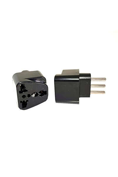 aogo Italya Priz Dönüştürücü 3 Pinli Fiş Adaptör Üniversal Italya Fiş Çevirici Type L Plug Adapter